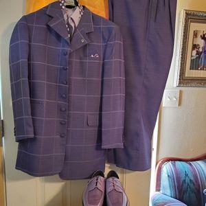 Men Suit and Shoes Ties Shirt